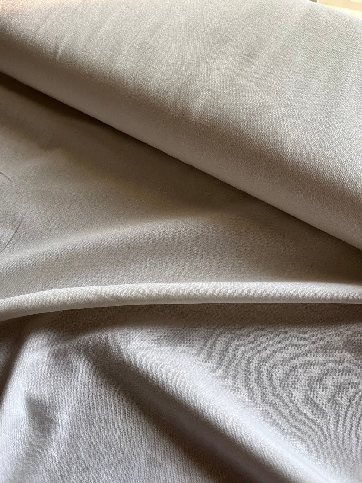Off White - Handloom Bengal Cotton Fabric