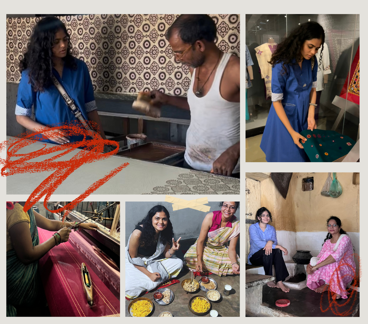 Sarees, Swatches & Sleepless Trains