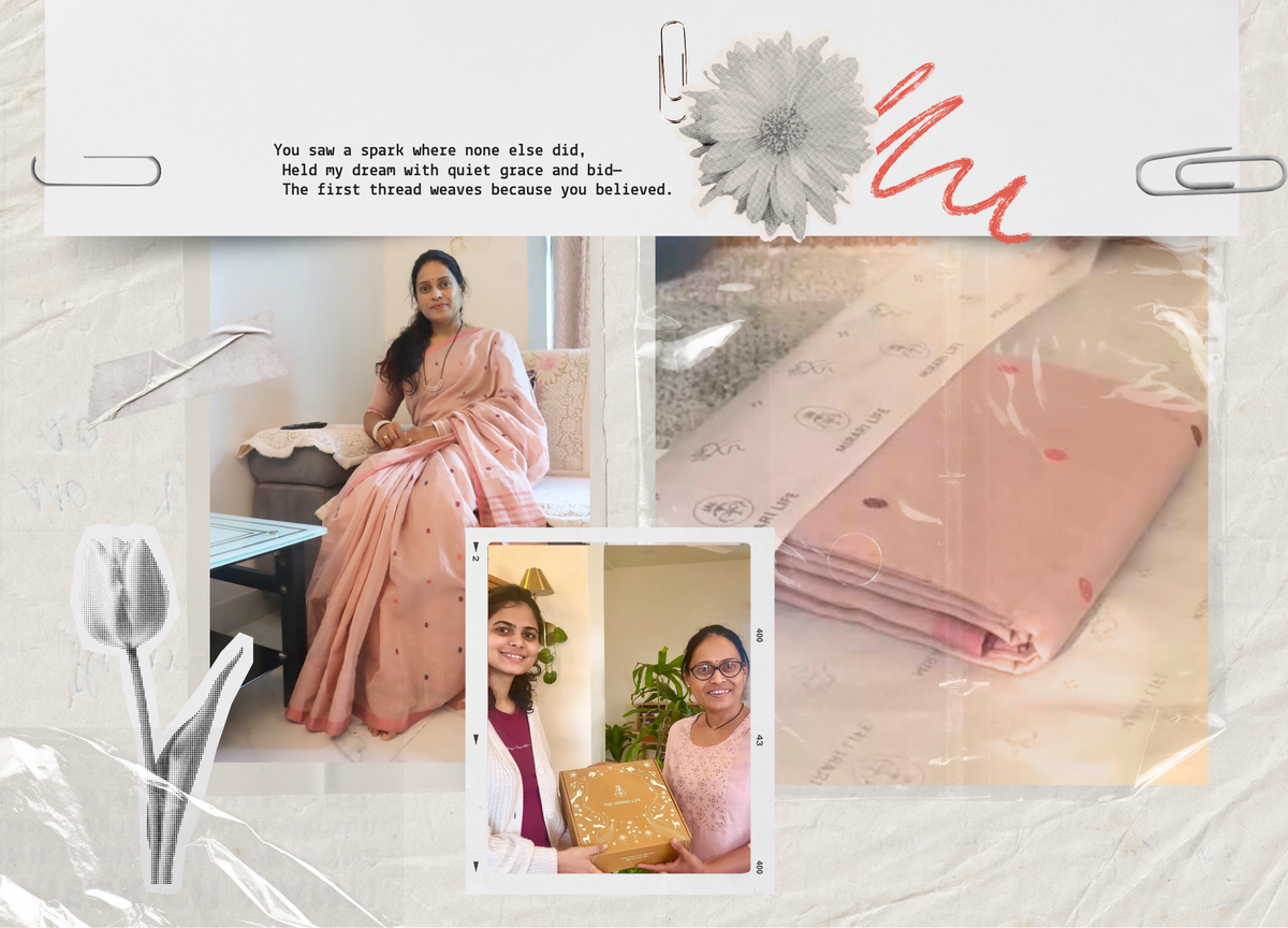 The First Saree. The First Yes.