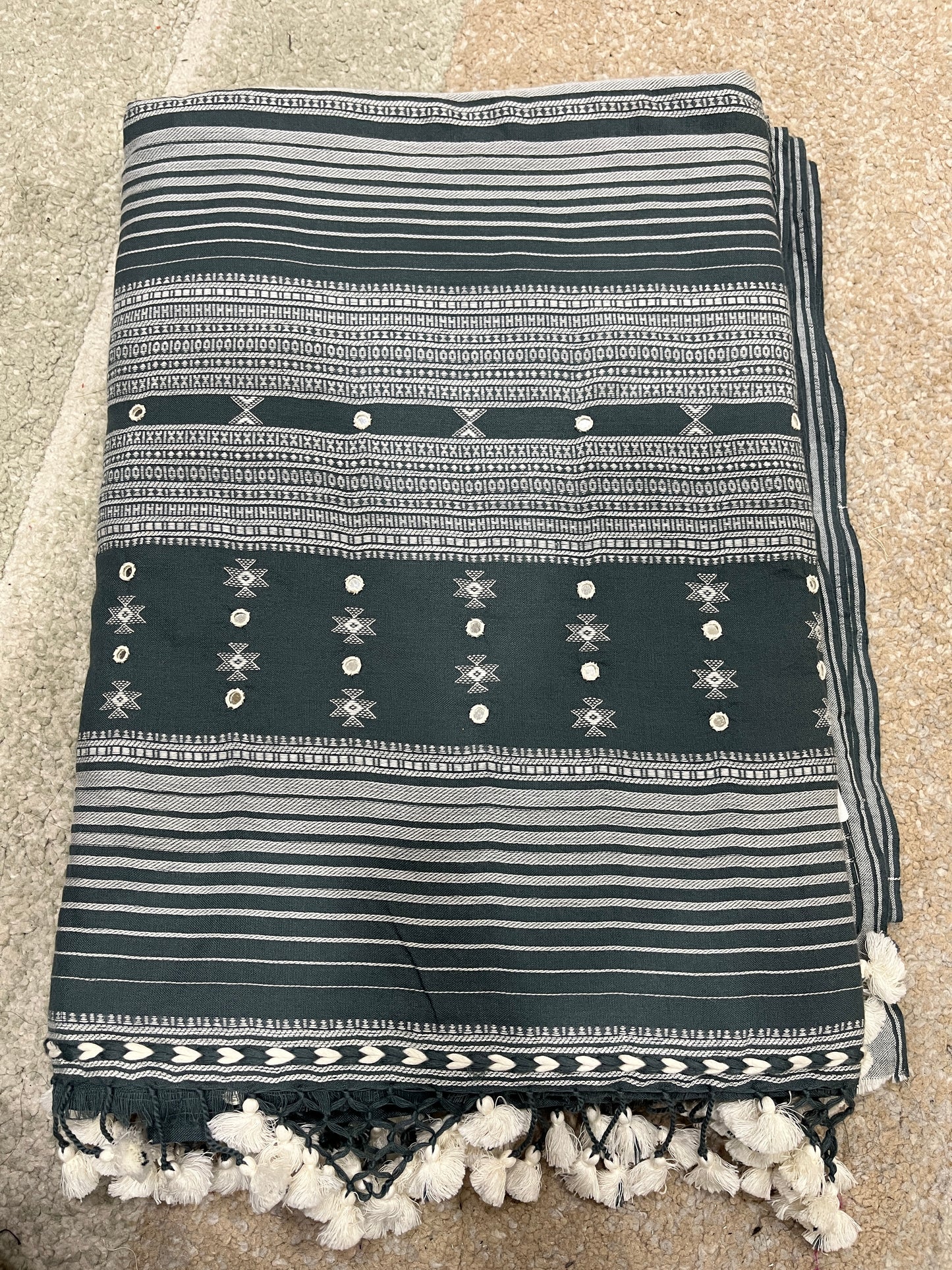 Handwoven Olive Reverie