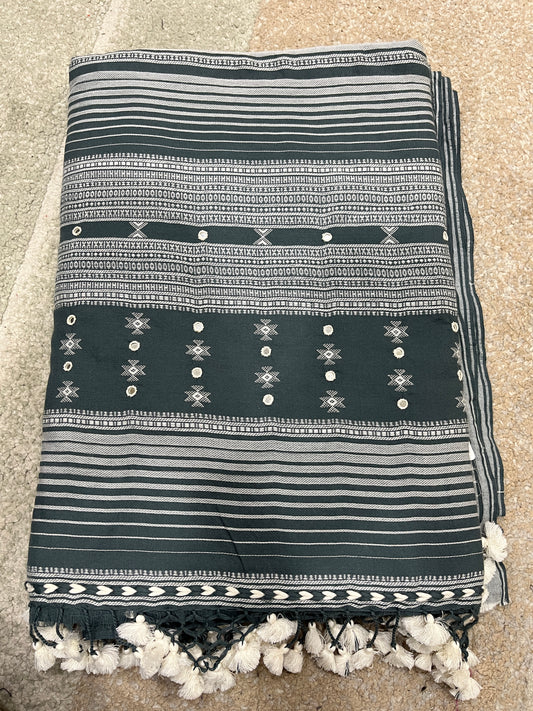 Handwoven Olive Reverie