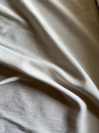 Off White - Handloom Bengal Cotton Fabric