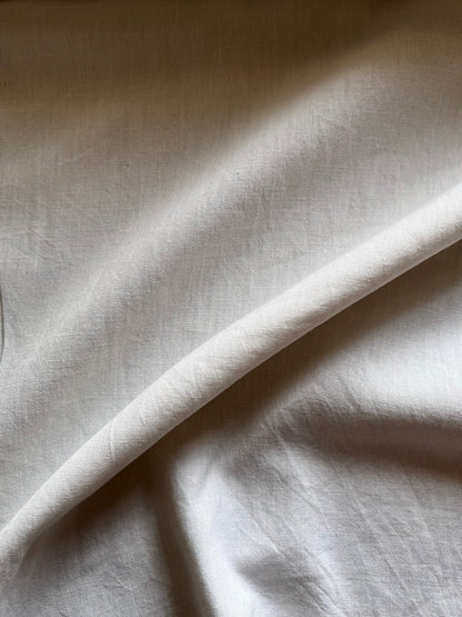 Off White - Handloom Bengal Cotton Fabric