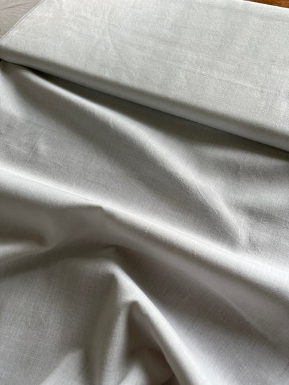 White Cotton Handwoven Fabric