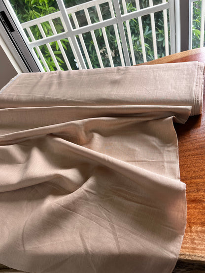 Sand Brown Linen Fabric || For Shirt Pants and Top