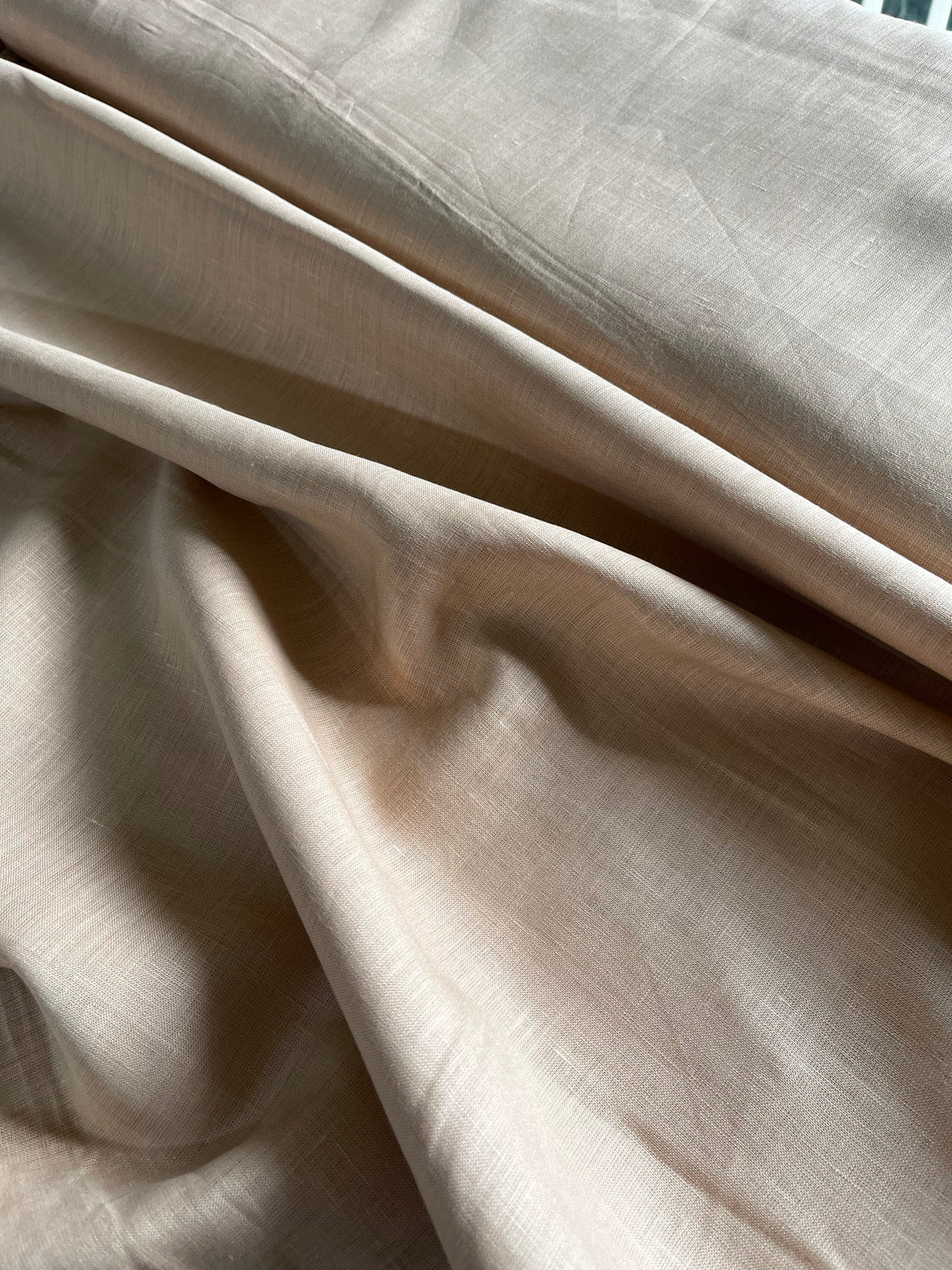 Sand Brown Linen Fabric || For Shirt Pants and Top