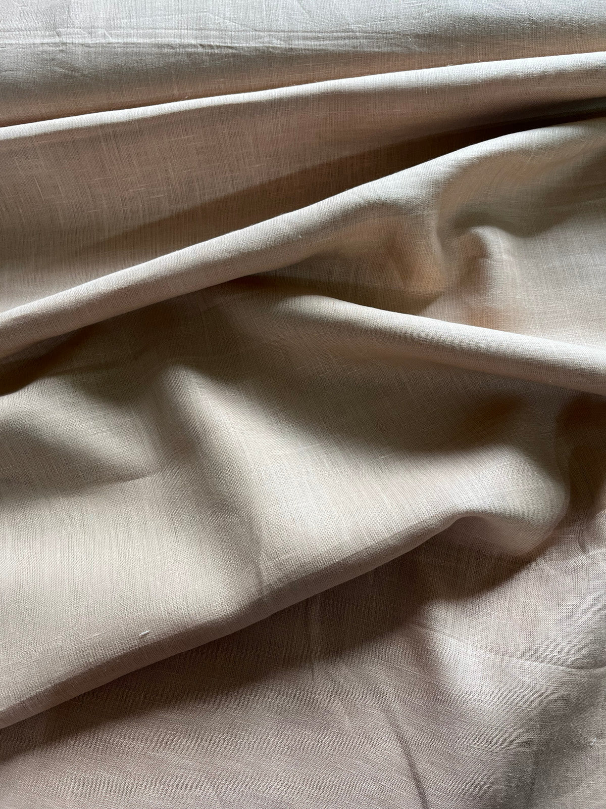 Sand Brown Linen Fabric || For Shirt Pants and Top