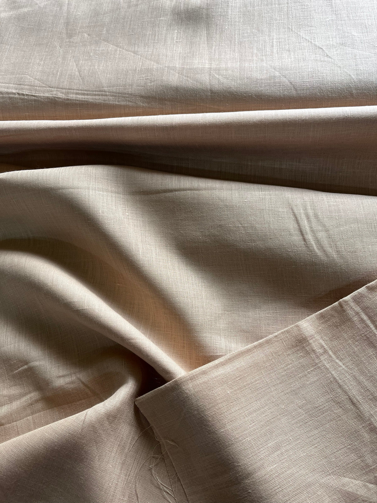 Sand Brown Linen Fabric || For Shirt Pants and Top