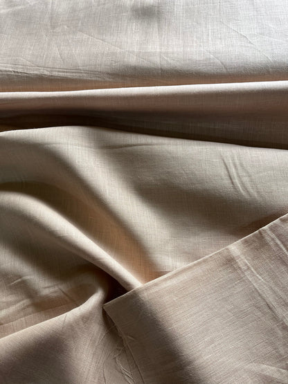 Sand Brown Linen Fabric || For Shirt Pants and Top