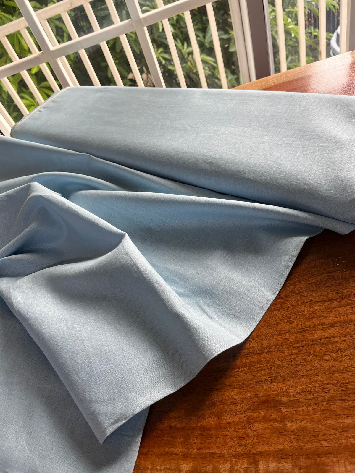 Blue Linen Fabric || For Shirt Pants and Top