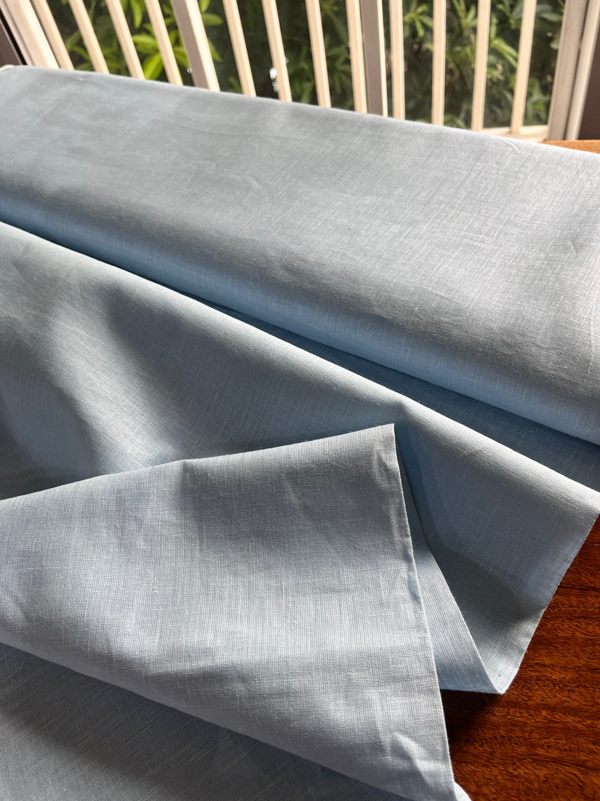 Blue Linen Fabric || For Shirt Pants and Top