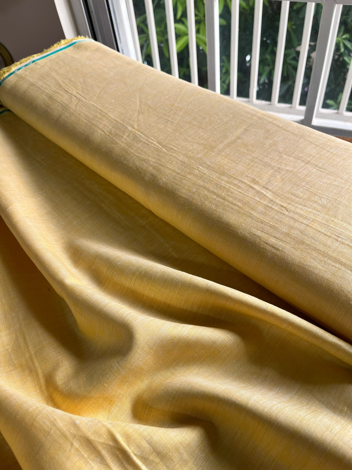 Yellow Linen Fabric || For Shirt Pants and Top