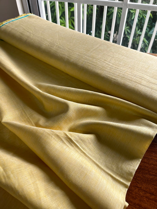 Yellow Linen Fabric || For Shirt Pants and Top