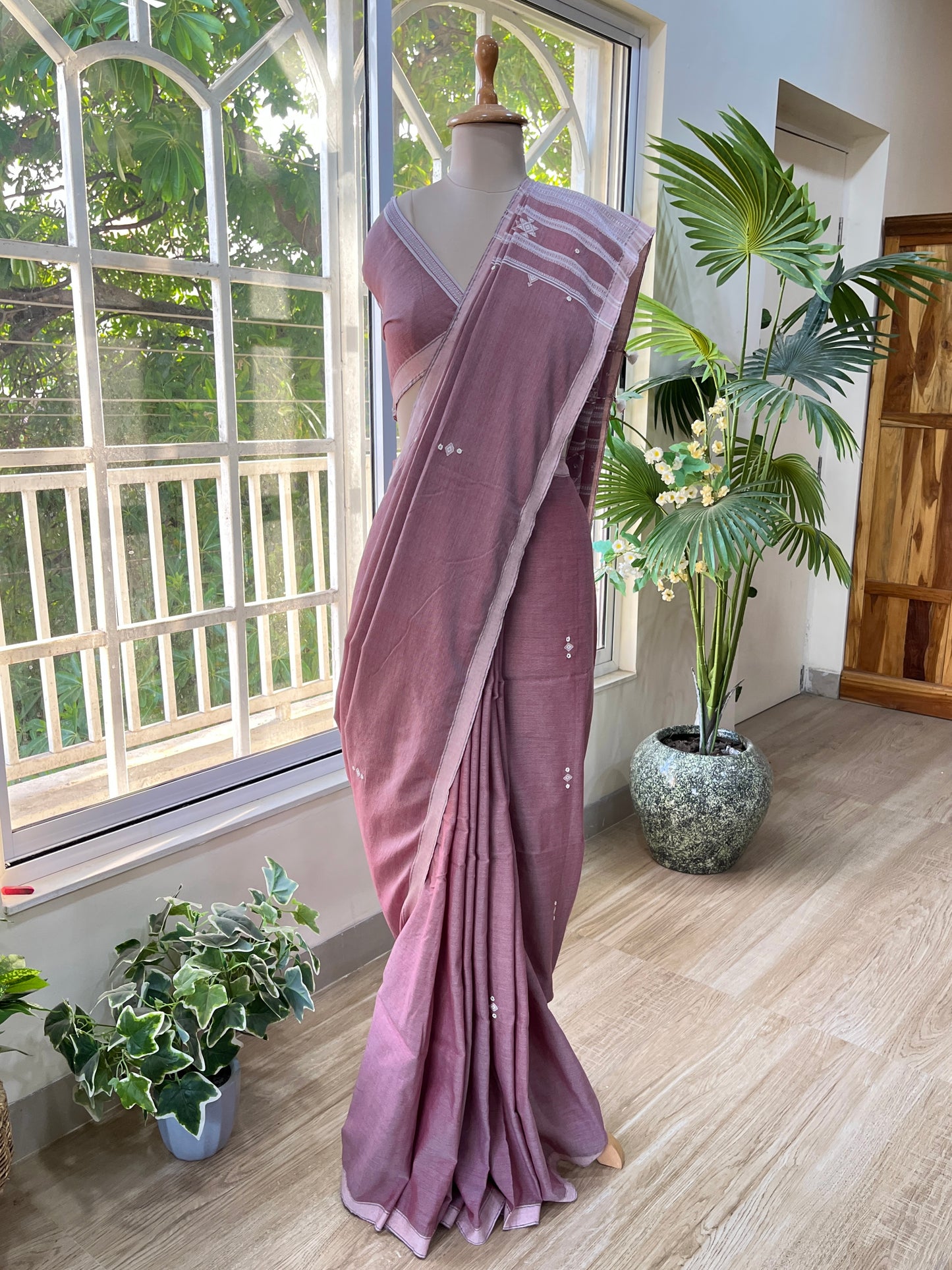 Buno Kahani Handwoven Kala Cotton Saree The Mirari Life