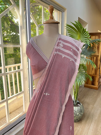 Buno Kahani Handwoven Kala Cotton Saree The Mirari Life
