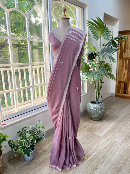 Buno Kahani Handwoven Kala Cotton Saree The Mirari Life