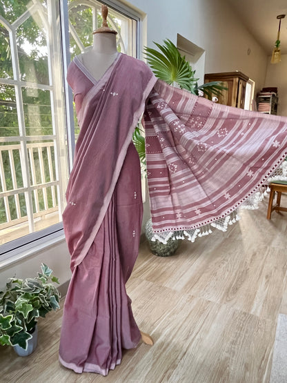 Buno Kahani Handwoven Kala Cotton Saree The Mirari Life