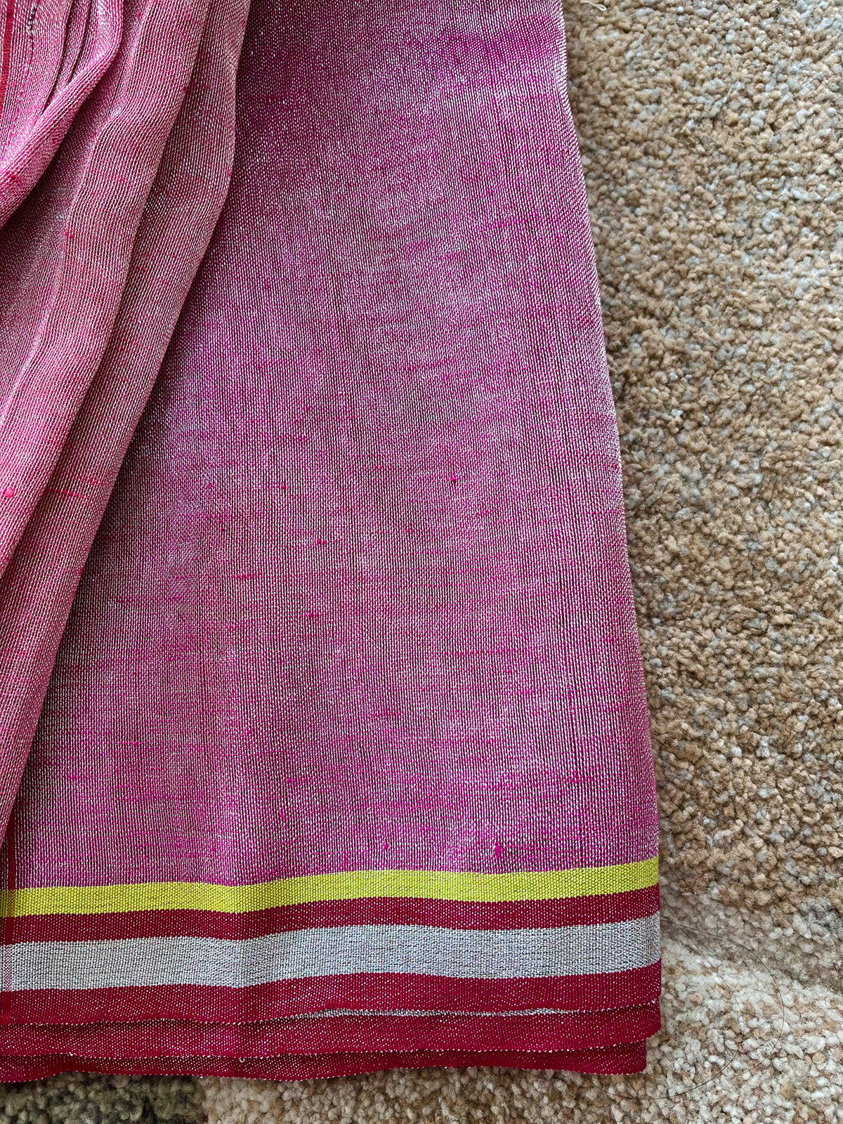 Firefly Fiesta - Tissue Linen Saree