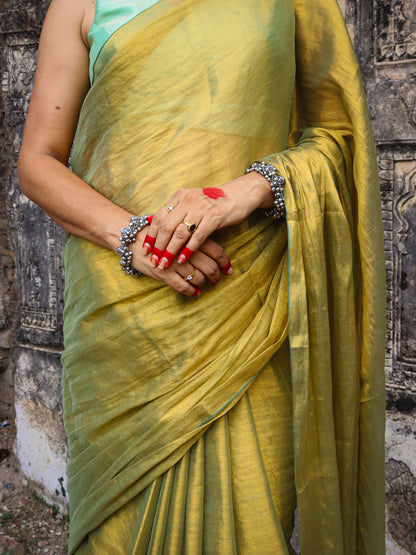 Taapsee  - Golden Zari Saree