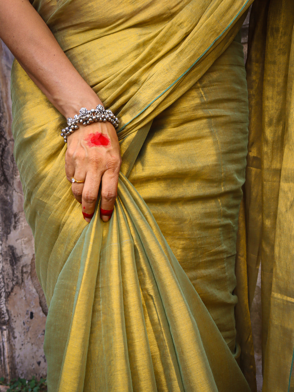 Taapsee  - Golden Zari Saree
