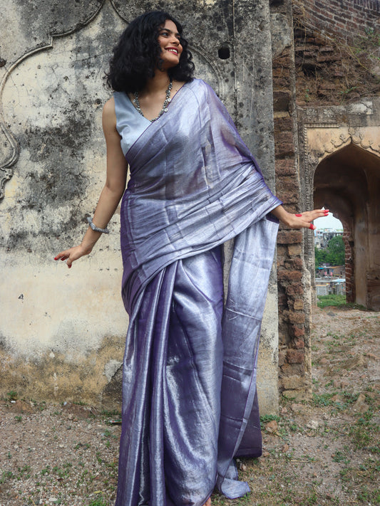 Raat Ki Sehar - Tissue Cotton Saree