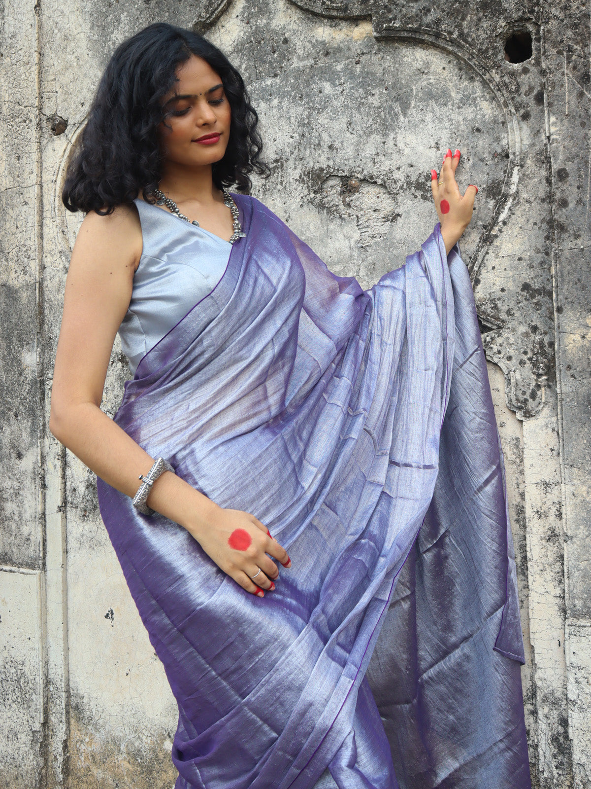 Raat Ki Sehar - Tissue Cotton Saree
