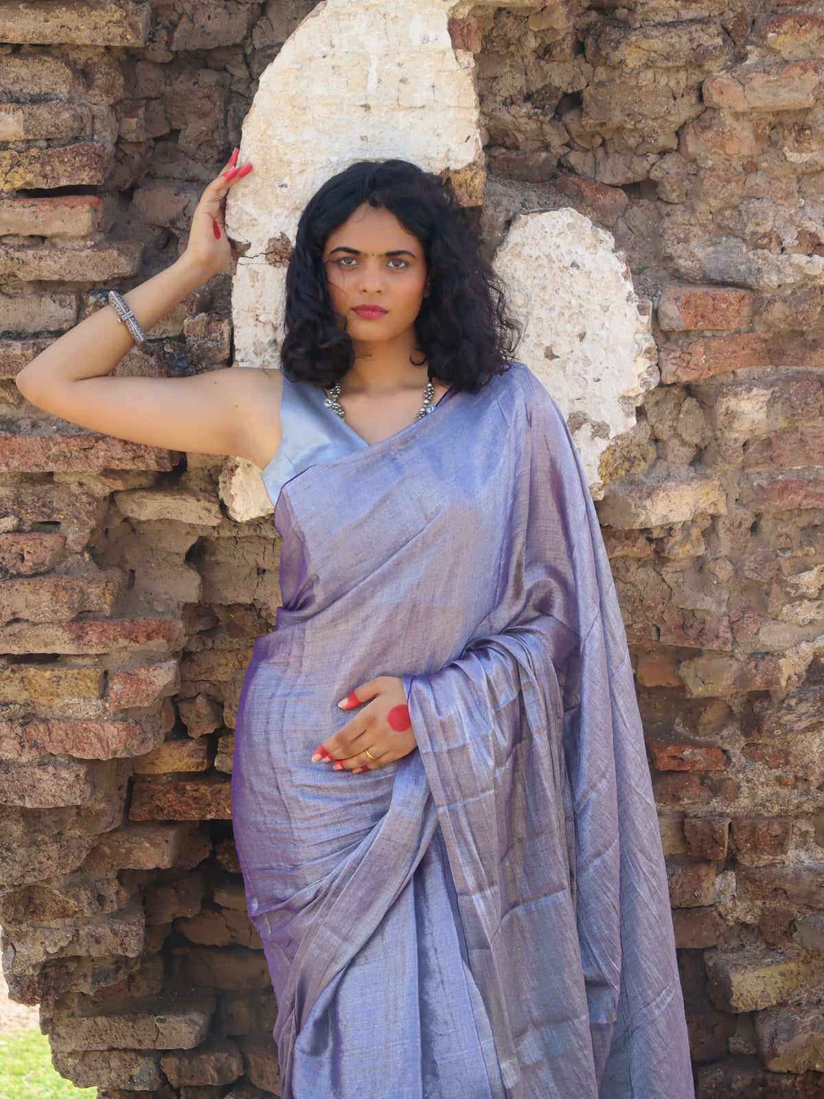 Raat Ki Sehar - Tissue Cotton Saree