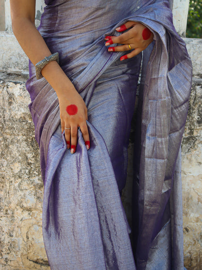 Raat Ki Sehar - Tissue Cotton Saree