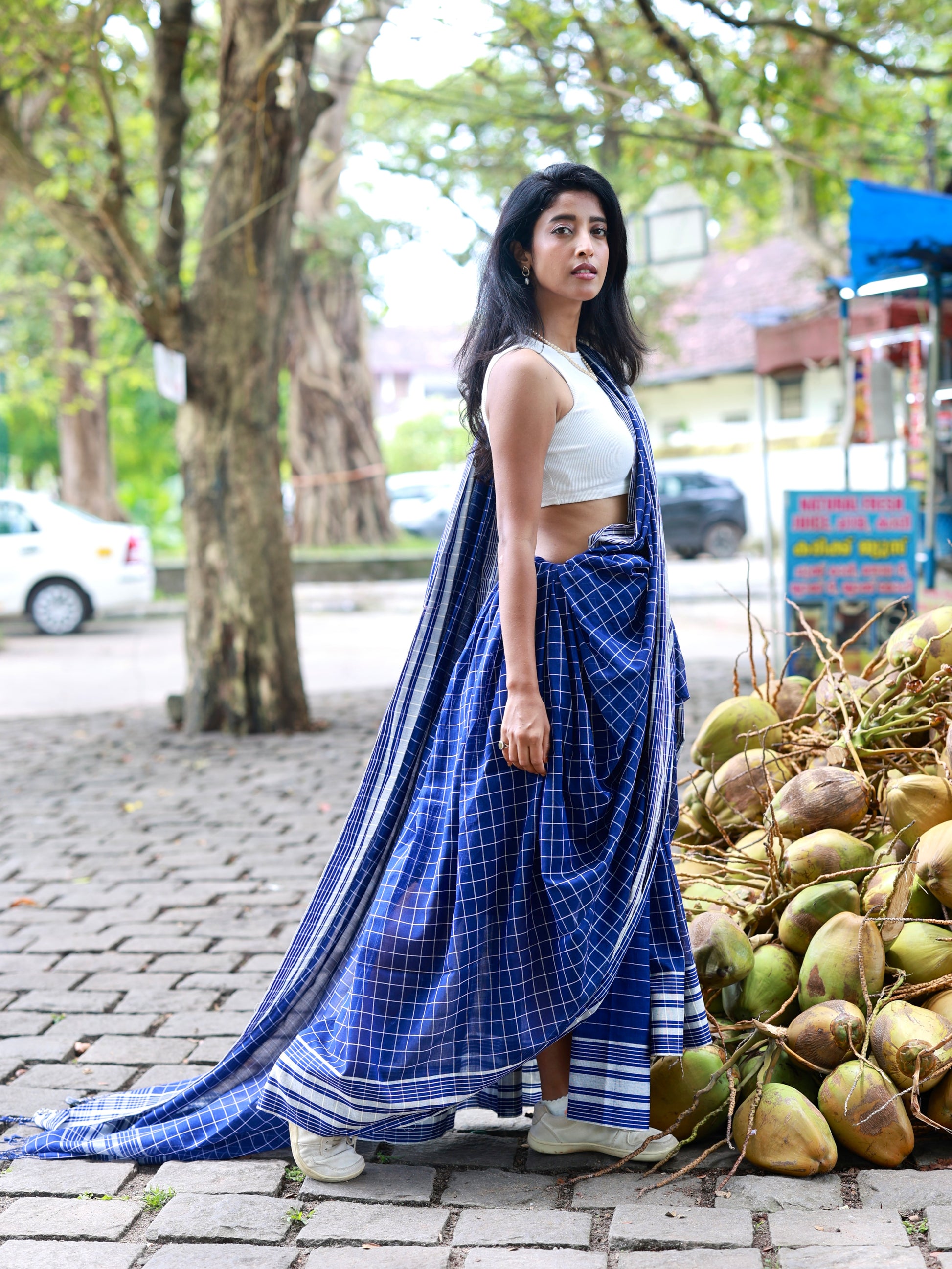 Grid and Grace Saree The Mirari Life