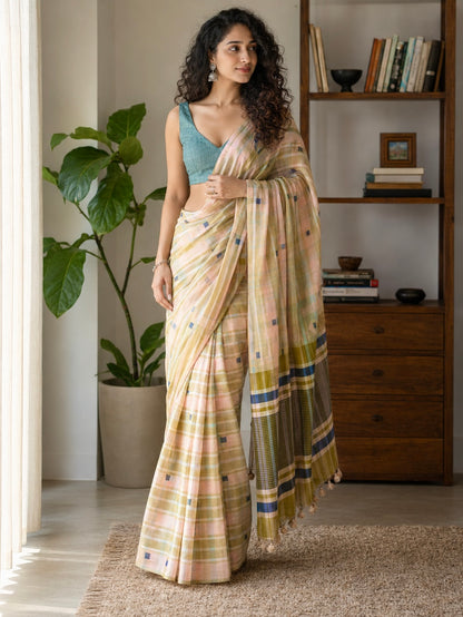 Free Spirit Nadiya Jamdani Saree The Mirari Life